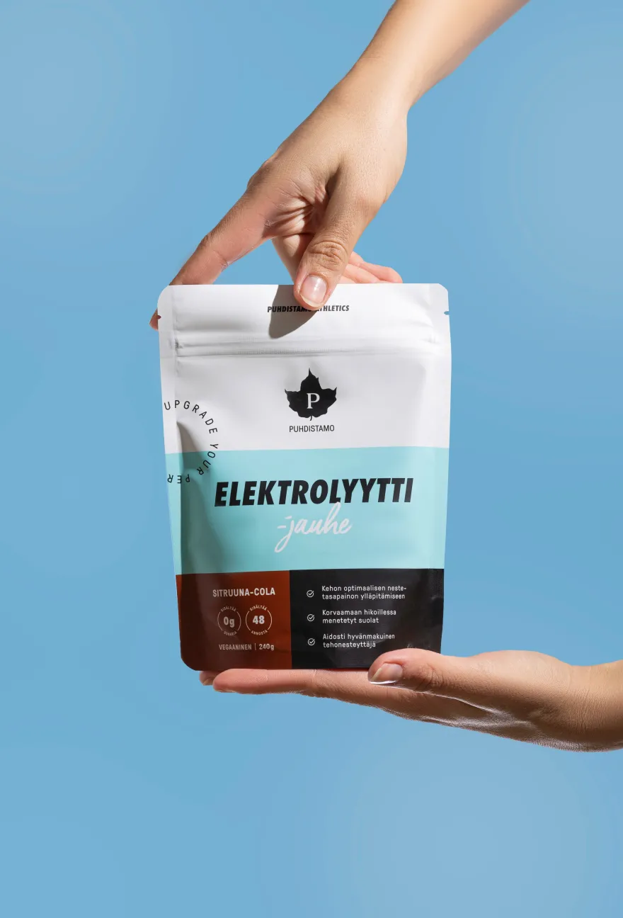 Puhdistamo Elektrolyyttijauhe Sitruuna-Cola