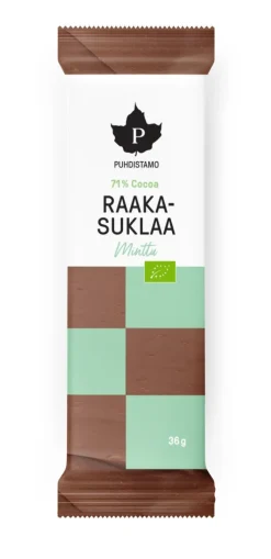 Puhdistamo Luomu Raakasuklaa Minttu