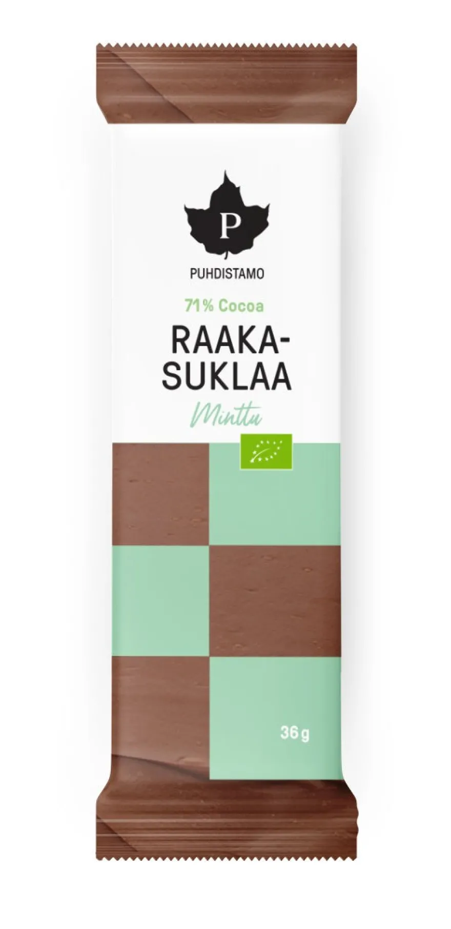Puhdistamo Luomu Raakasuklaa Minttu