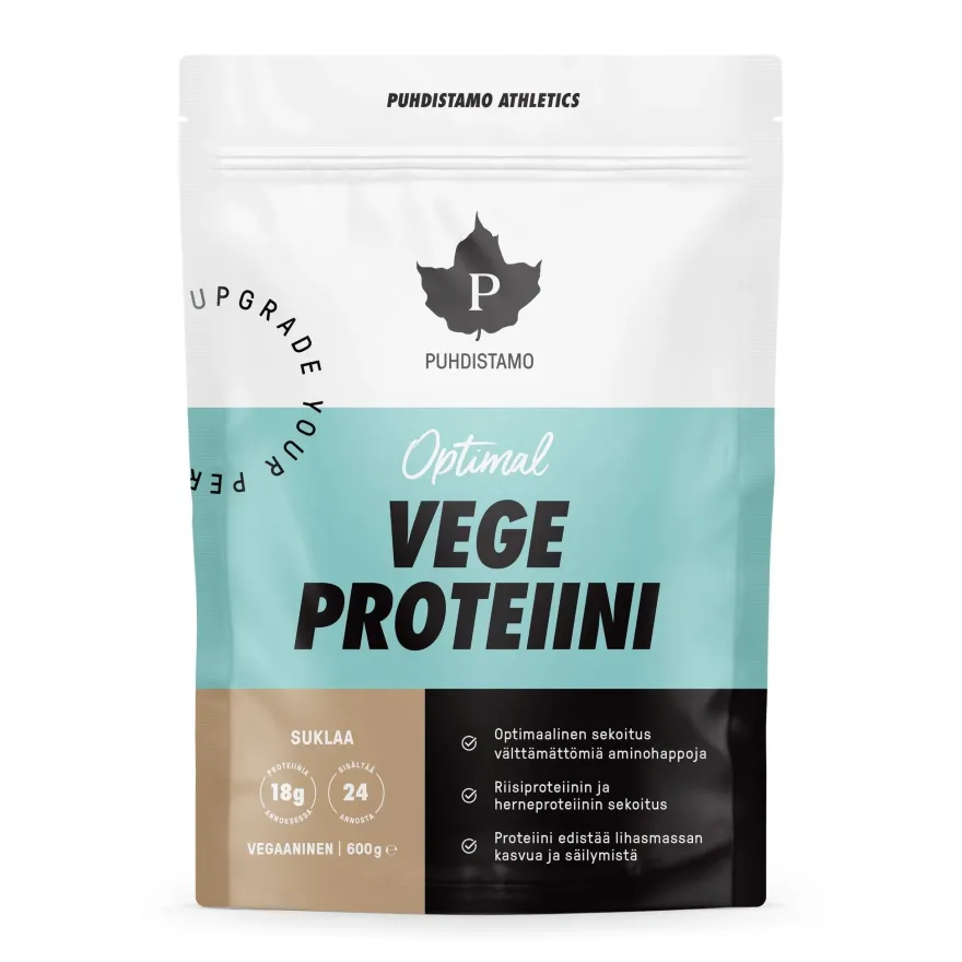 Puhdistamo Optimal Luomu Vege Proteiini Suklaa