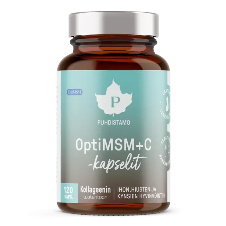 Puhdistamo OptiMSM + C kapselit