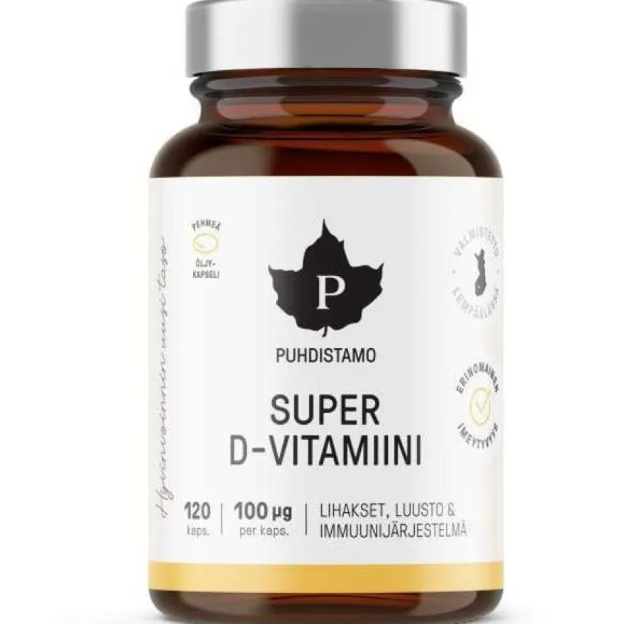 Puhdistamo Super D-vitamiini 100 mikrog