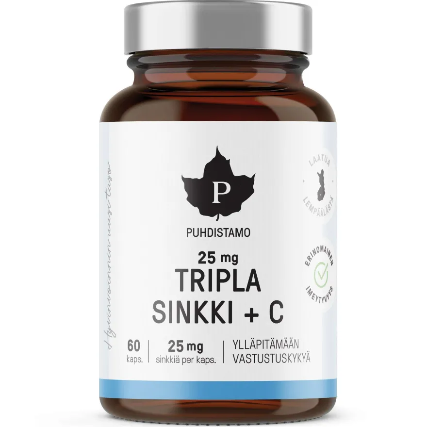 Puhdistamo Tripla Sinkki 25 mg
