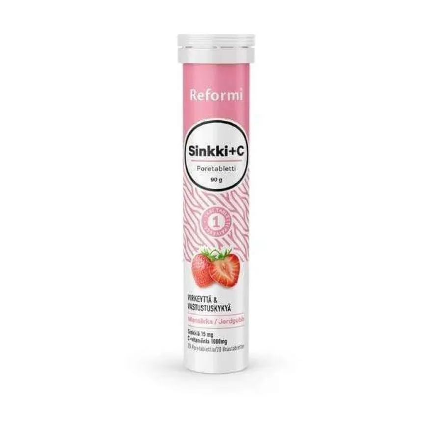 Reformi Sinkki + C Pore Mansikka