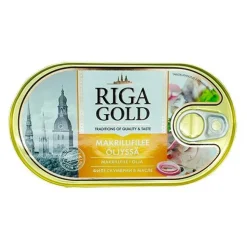 Riga Gold Makrillifilee Öljyssä (Parasta ennen 27.09.2026)