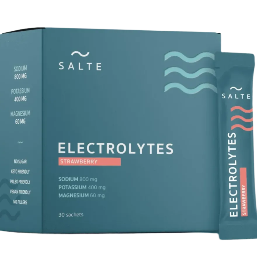 SALTE Elektrolyyttijauhe Mansikka