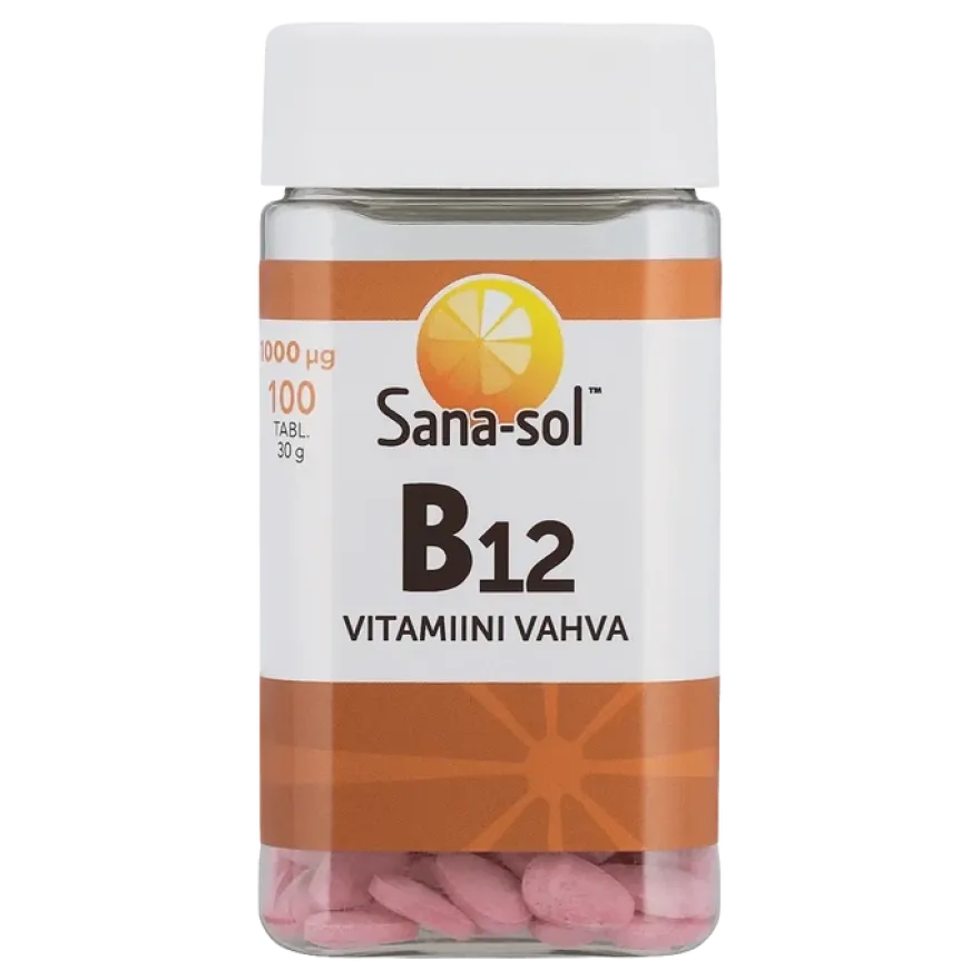 Sana-sol B12-vitamiini 1000 mikrog