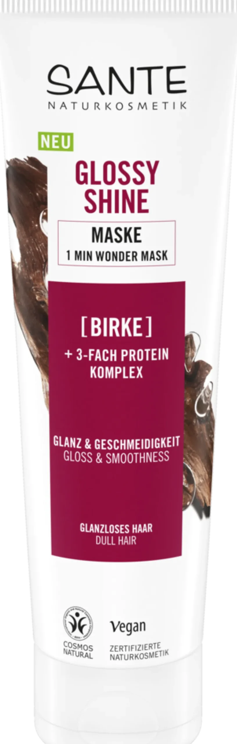 Sante Glossy Shine Hiusnaamio, 150 ml (Parasta ennen 31.10.2026)