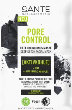 Sante Pore Control Syväpuhdistava Kasvonaamio