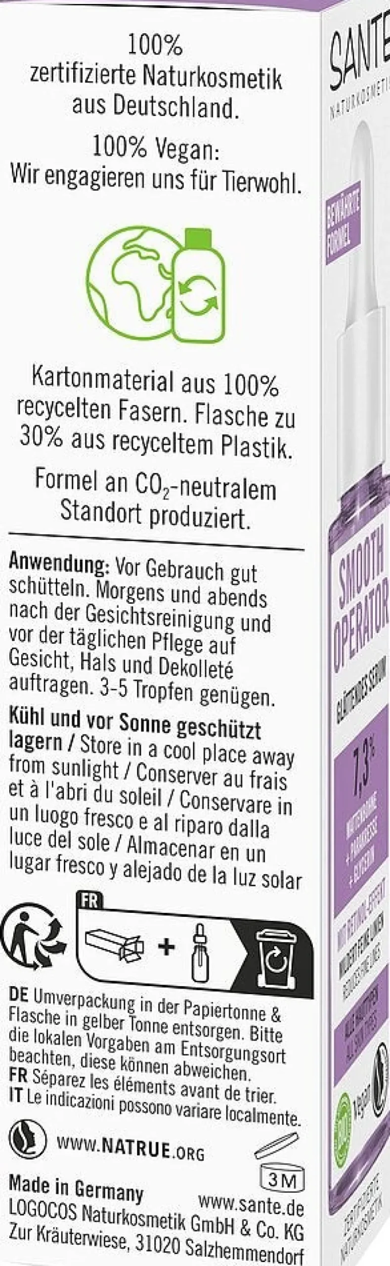 Sante Smooth Operator Kasvoseerumi