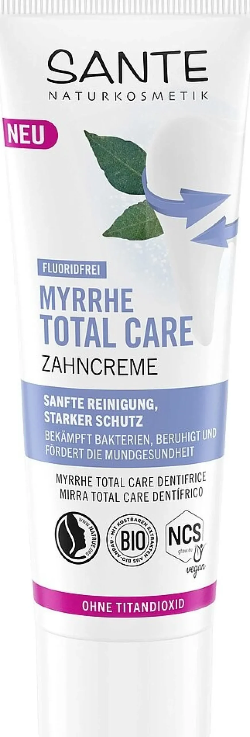 Sante Total Care Fluoriton Hammastahna Mirha