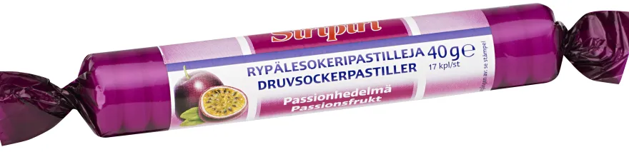 Siripiri Glukoosipastilli Passionhedelmä