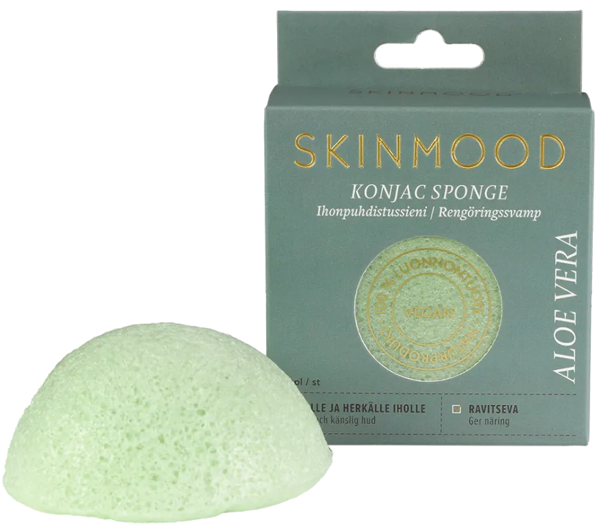 SkinMood Magical Konjac Sponge Aloe