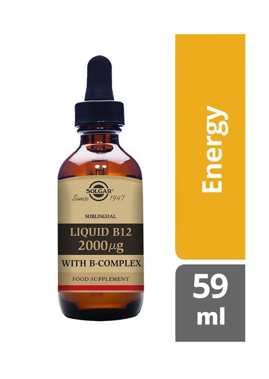 Solgar B12-vitamiini + B-Complex nestemäinen