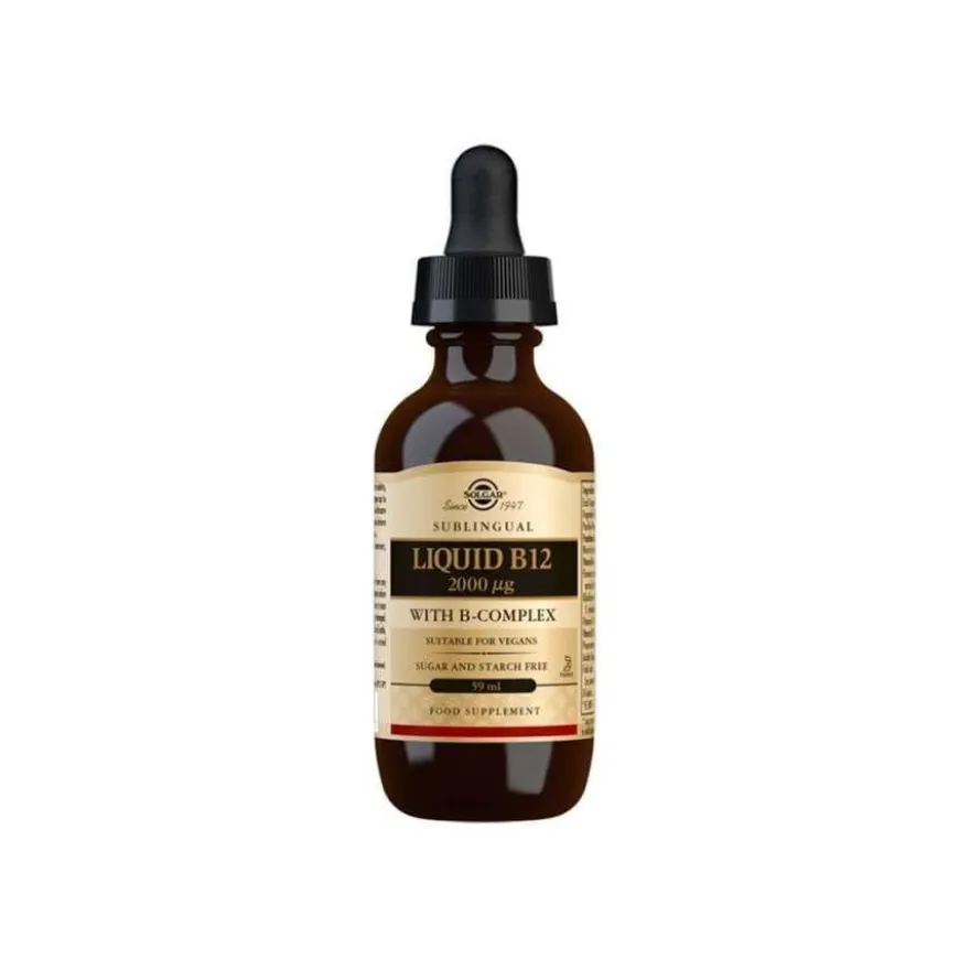 Solgar B12-vitamiini + B-Complex nestemäinen