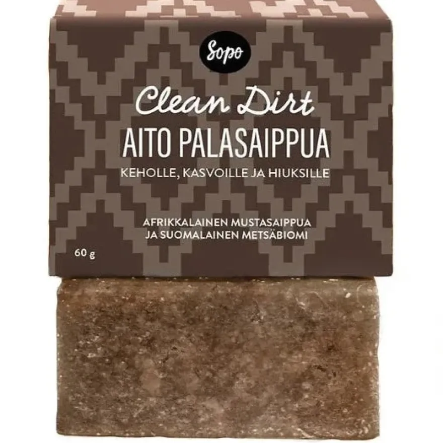 Sopo Metsäbiomi Palasaippua Clean Dirt