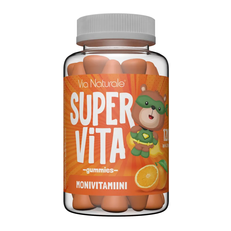 SuperVita Monivitamiini Gummies Appelsiini