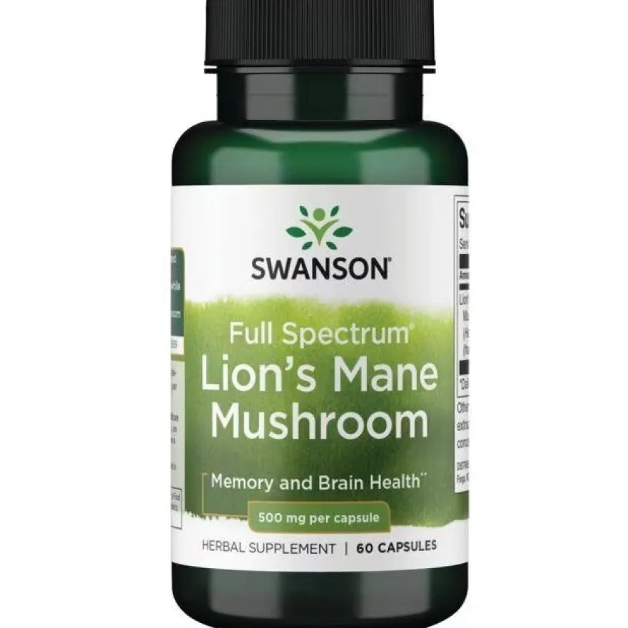 Swanson Full Spectrum Lions Mane Mushroom 500 mg
