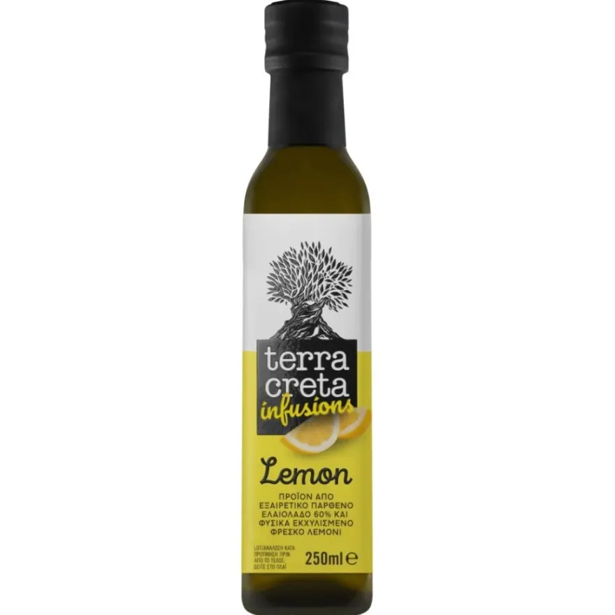 Terra Creta Infusion Sitruunalla maustettu oliiviöljy