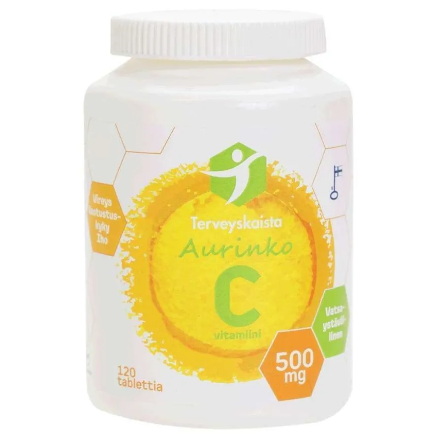 Terveyskaista Aurinko C 500 mg