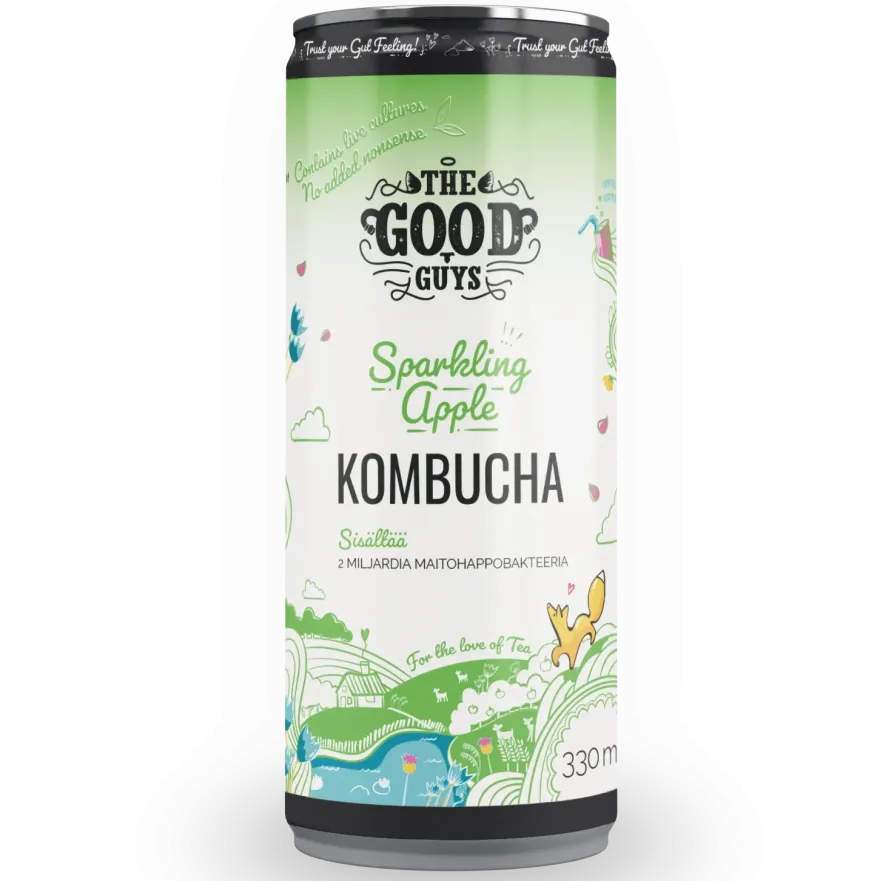 The Good Guys Luomu Kombucha Sparkling Apple
