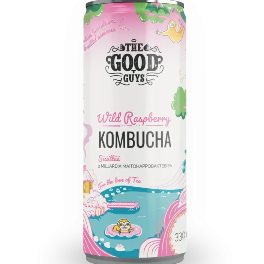 The Good Guys Luomu Kombucha Wild Raspberry
