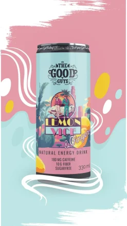 The Good Guys Natural Energy Drink Lemon Vice & Ginger