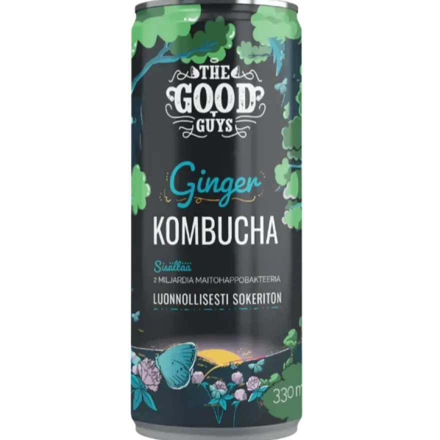 The Good Guys Sokeriton Kombucha Inkivääri