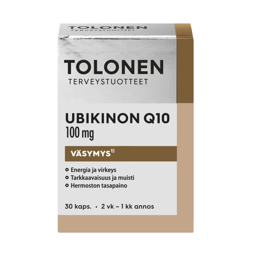 Tolonen Ubikinon 100 mg + B-vitamiinit