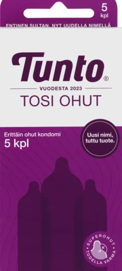 Tunto Tosi Ohut Kondomi