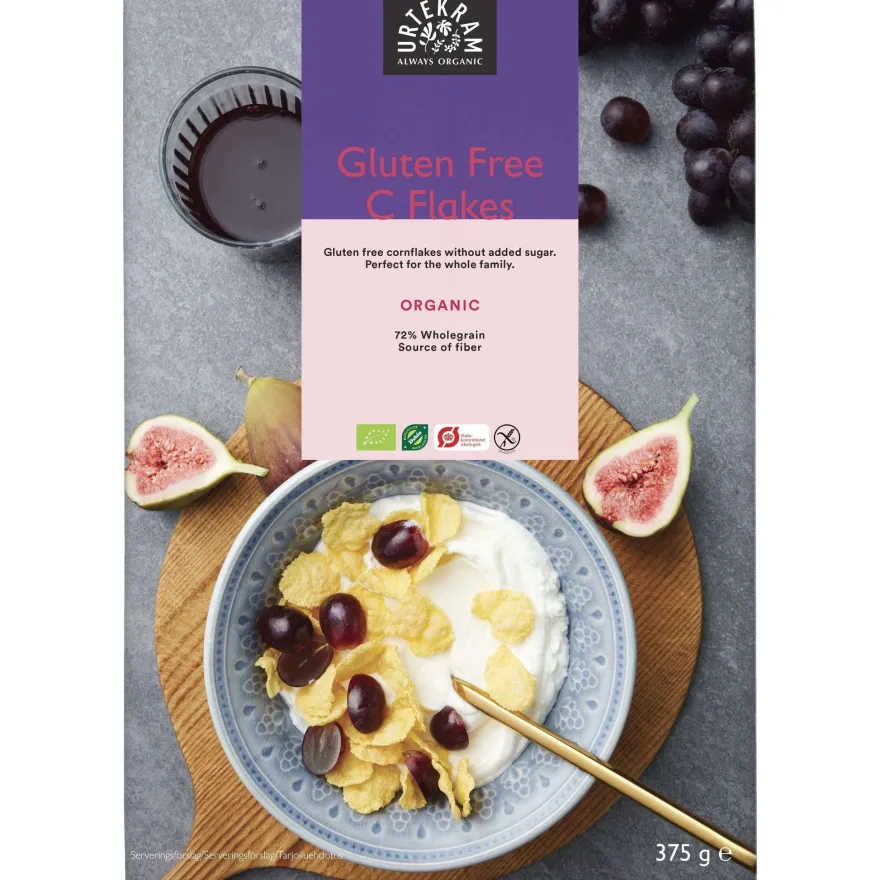 Urtekram Gluteeniton Luomu Corn Flakes