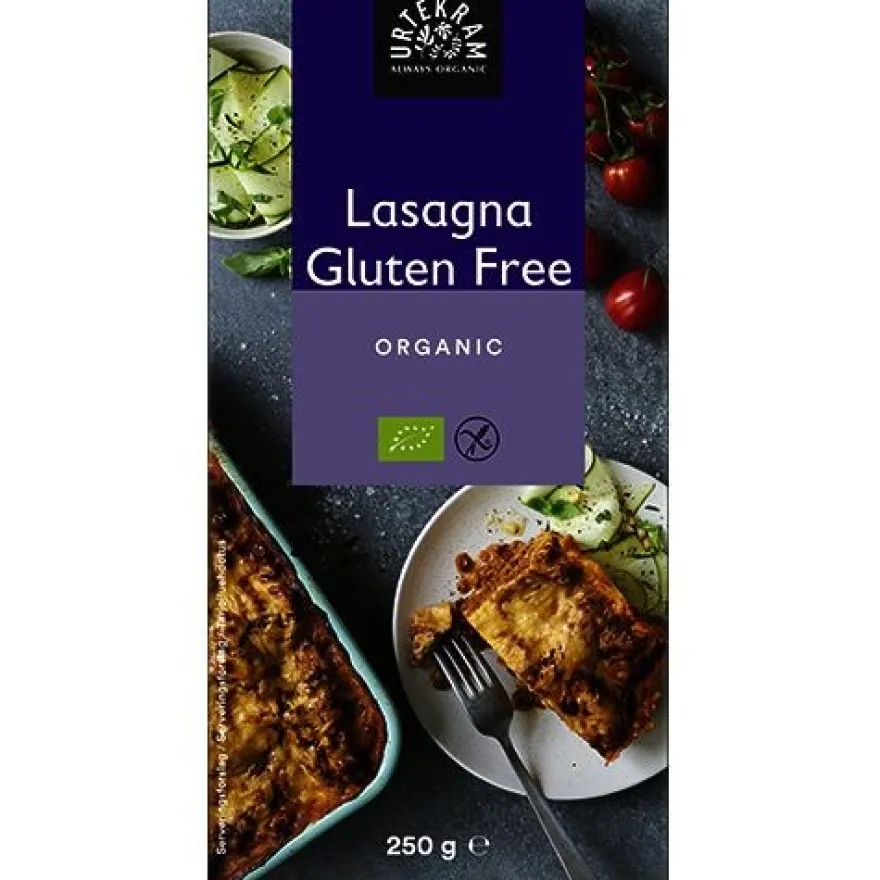 Urtekram Gluteeniton Luomu Lasagnelevy