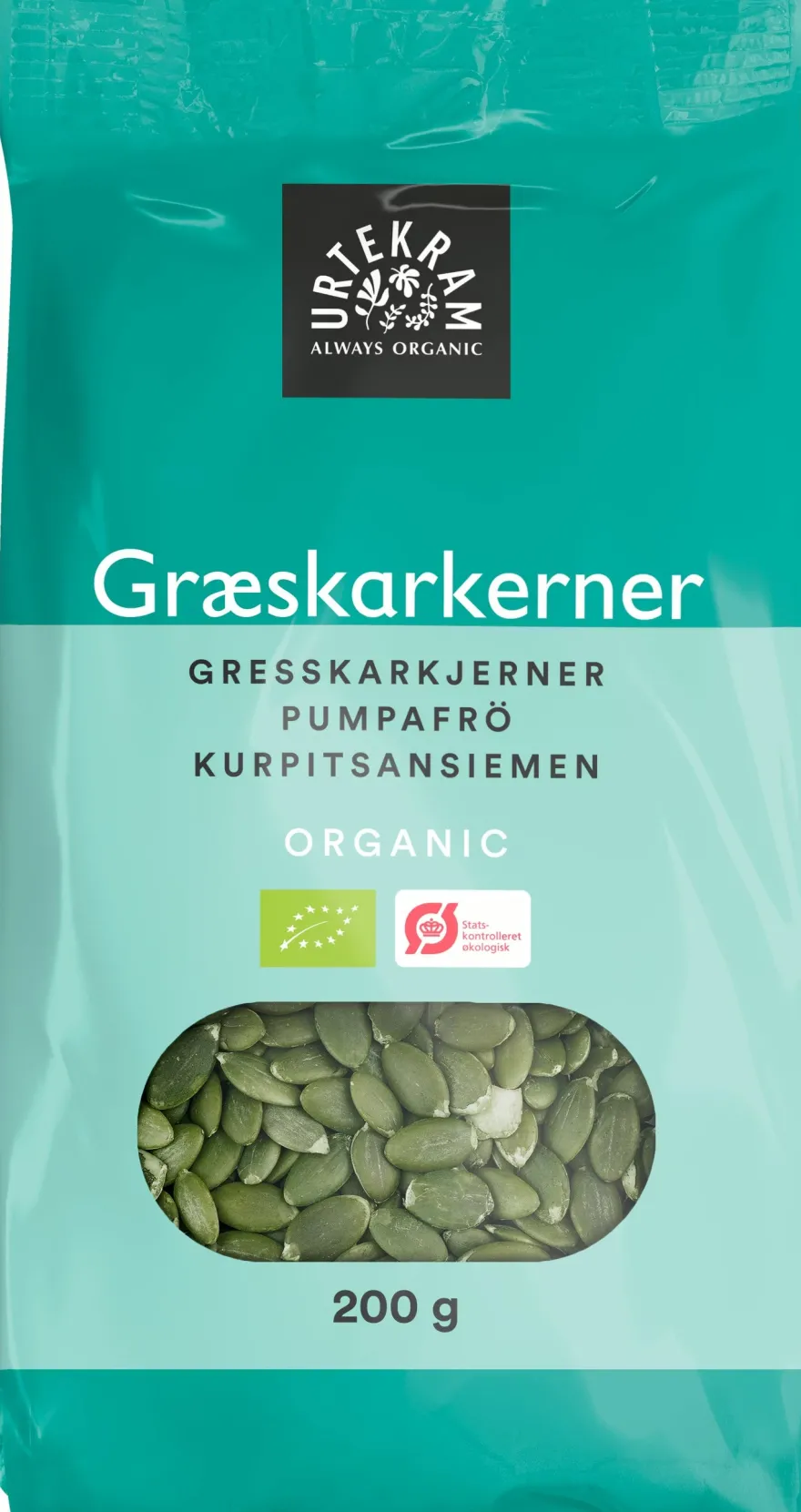 Urtekram Luomu Kurpitsansiemen