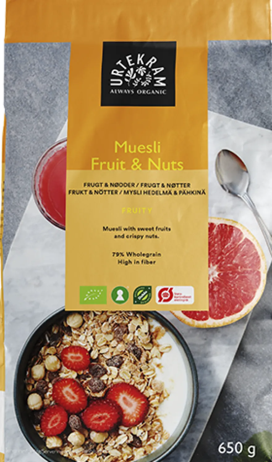 Urtekram Luomu Mysli Fruit & Nuts