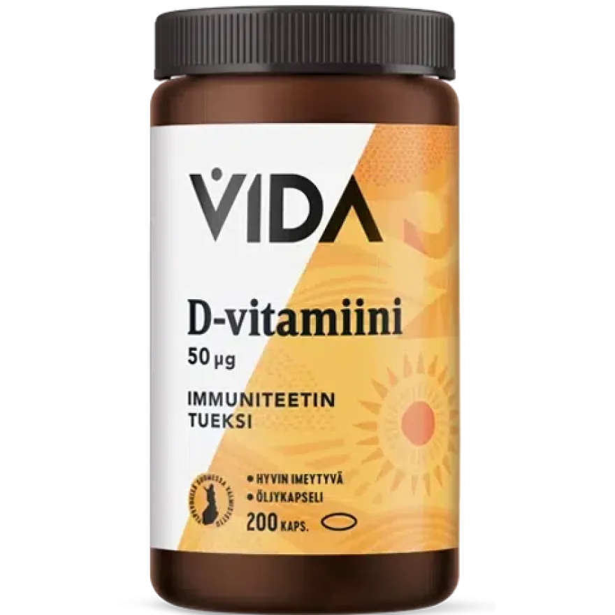 Vida D-vitamiini 50 mikrog