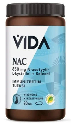 Vida NAC 650 mg + Seleeni