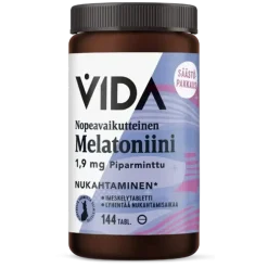 Vida Nopeavaikutteinen Melatoniini 1,9 mg