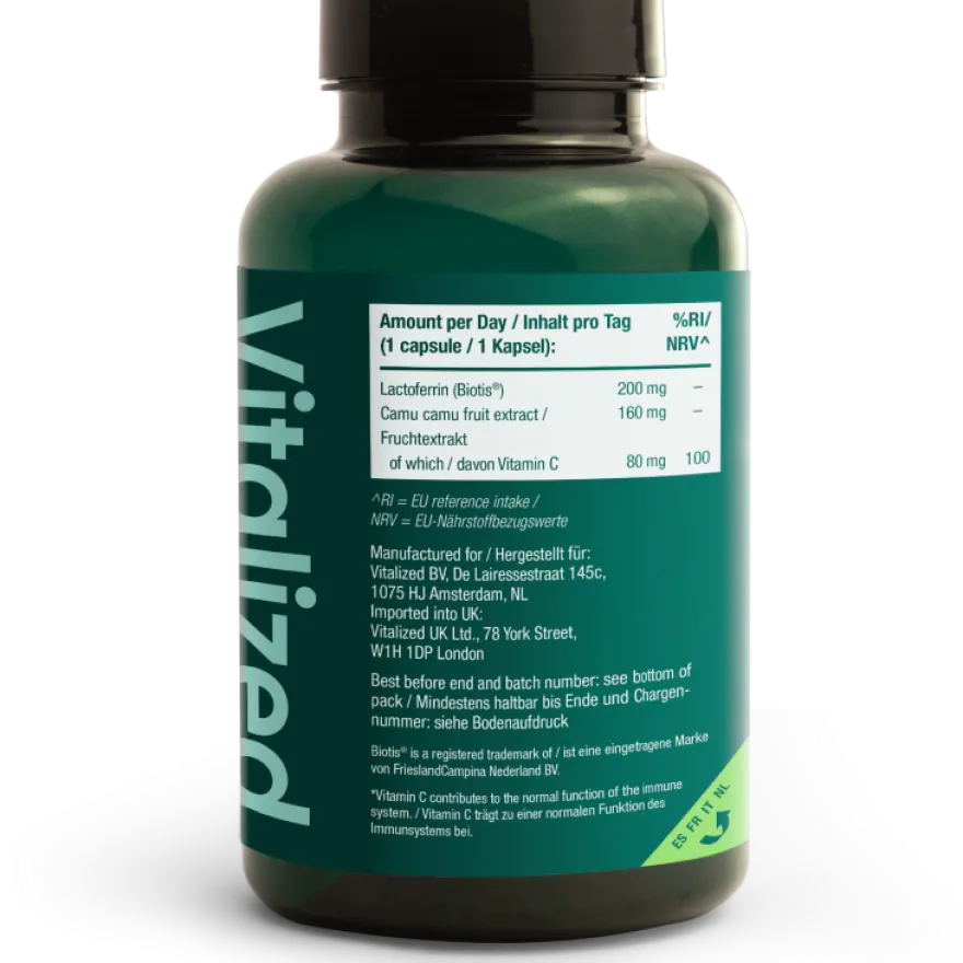 Vitalized Lactoferrin+ 200 mg