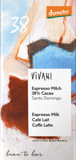 Vivani Demeter Espresso Maitosuklaa