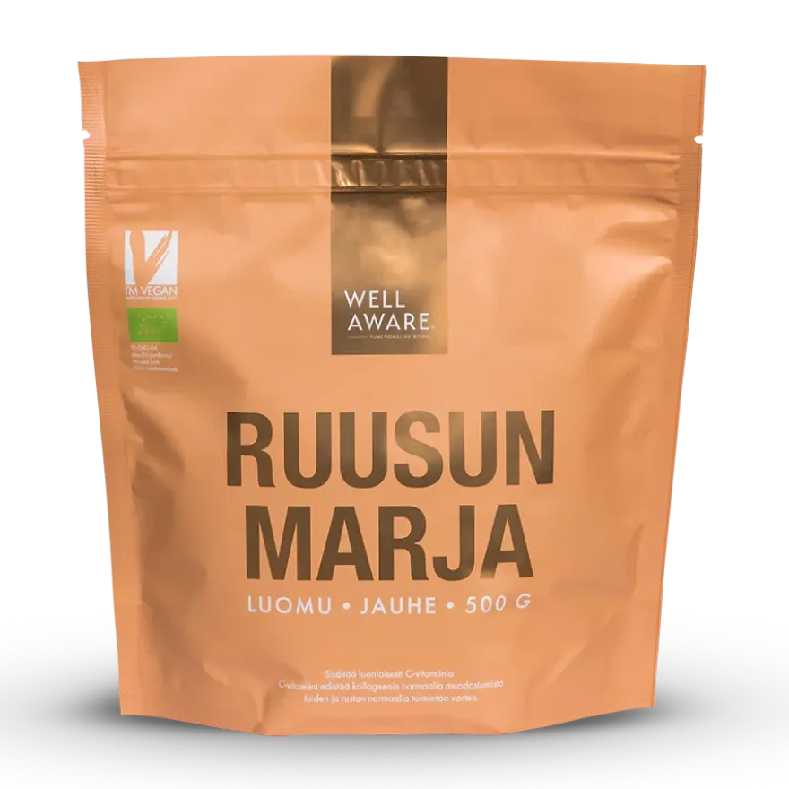 WellAware Luomu Ruusunmarjajauhe