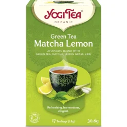 YogiTea Luomu Green Matcha Lemon tee