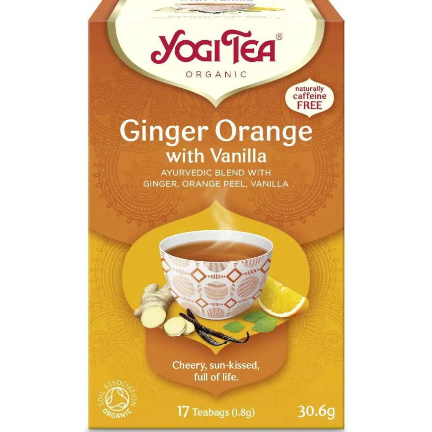 YogiTea Luomu Inkivääri-Appelsiinitee