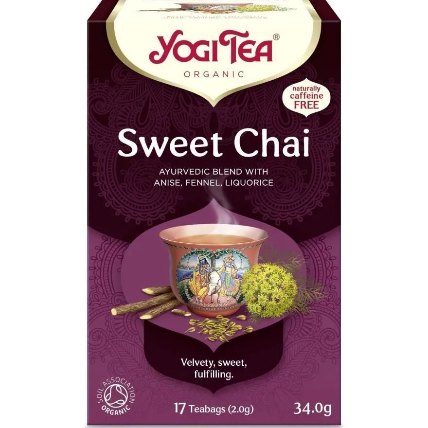 YogiTea Luomu Sweet Chai tee